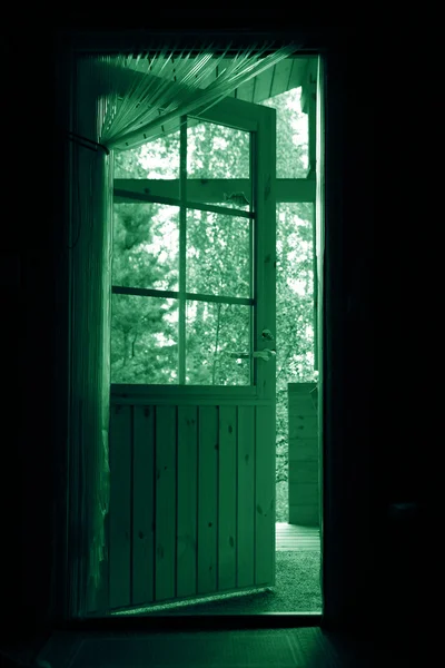Sonbahar kapı — Stok fotoğraf
