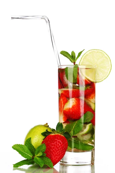 Strawberry mojito — Stock Photo, Image