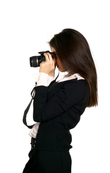 Fotograf dziewczyna — Zdjęcie stockowe