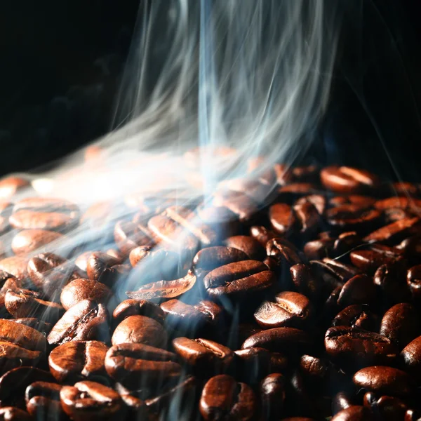 Kaffee in Rauch — Stockfoto
