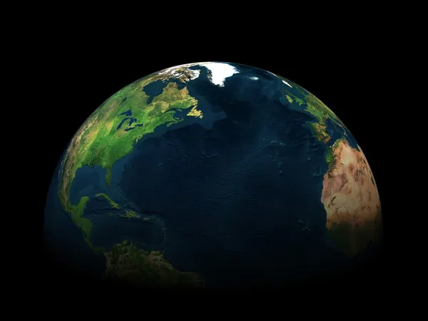 3D jorden — Stockfoto