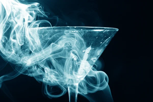 ガラスと煙 — ストック写真