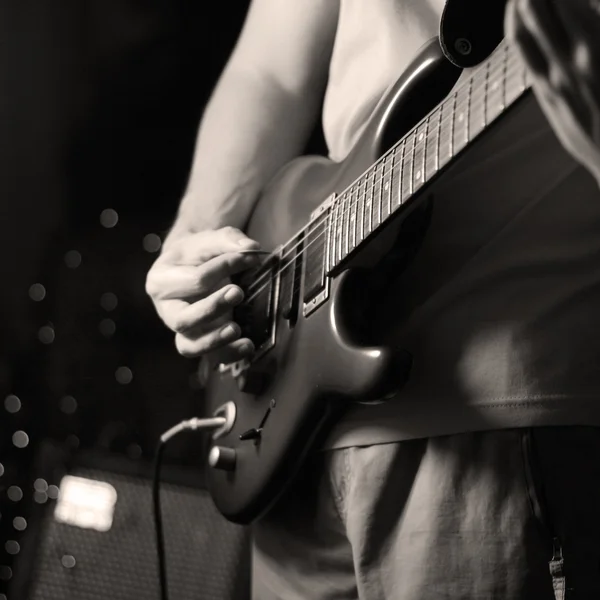 Gitarrensolo — Stockfoto