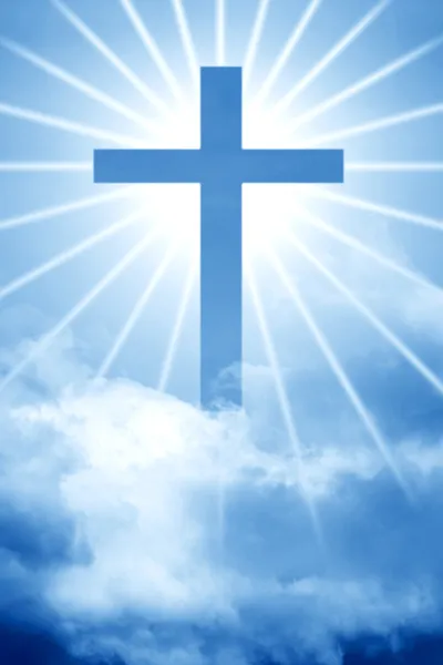 Небесный крест — стоковое фото