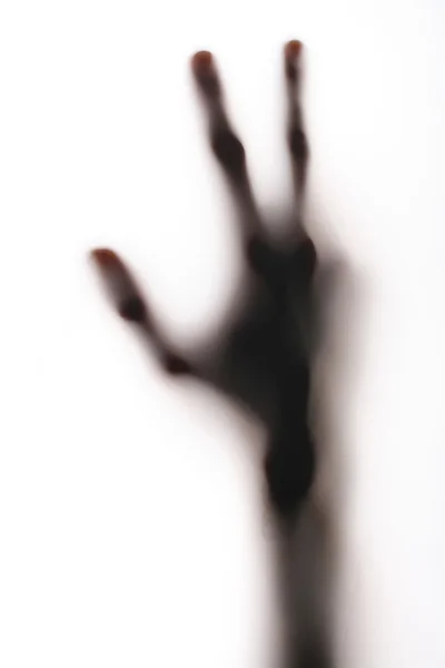Strašidelné rozmazaný ruka — Stock fotografie