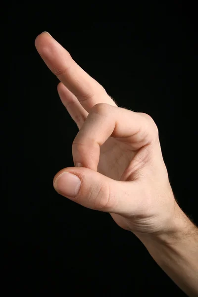 Εντάξει closeup χειρονομία χέρι — Φωτογραφία Αρχείου