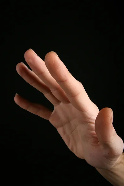 Hand gebaar close-up — Stockfoto