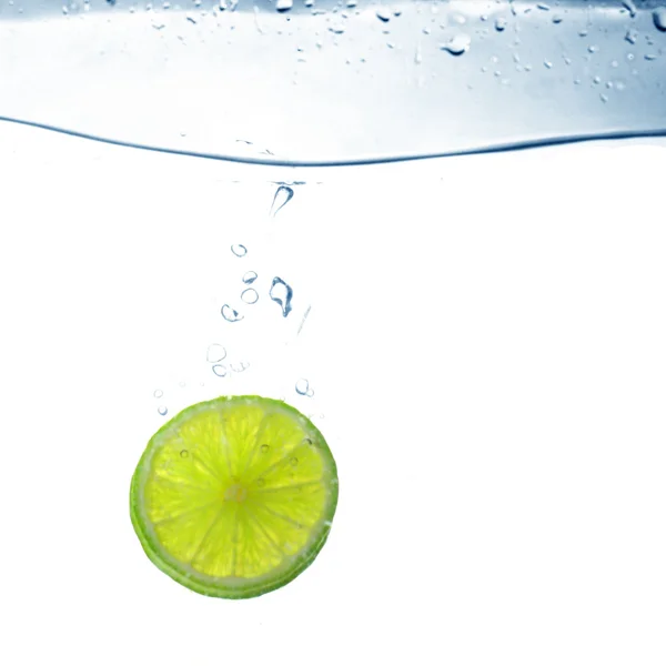 Lime splash — Stockfoto