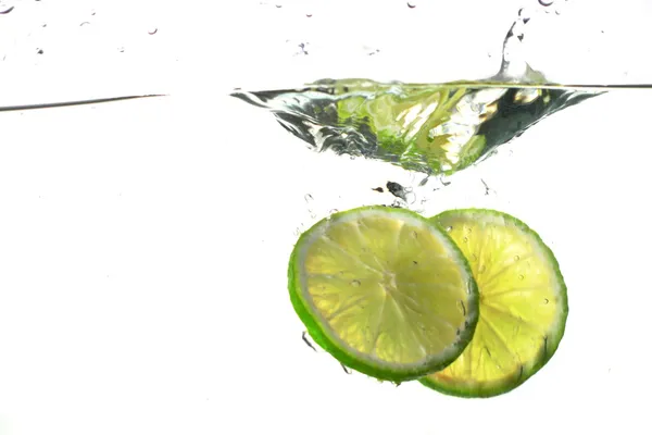 Lime splash — Stockfoto
