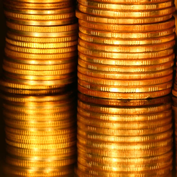 Golden coins Stock Picture
