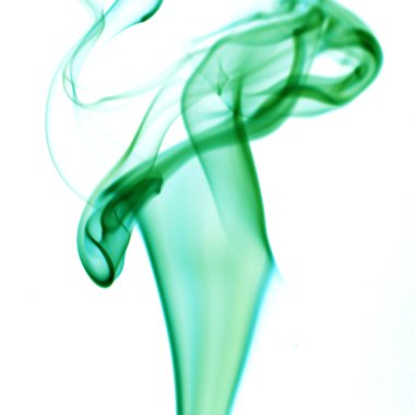 Green smoke clipart