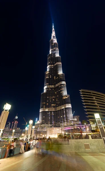 stock image Burj Khalifa, Dubai, night view