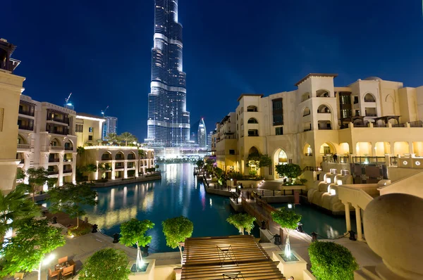 stock image Burj Khalifa, Dubai, night view