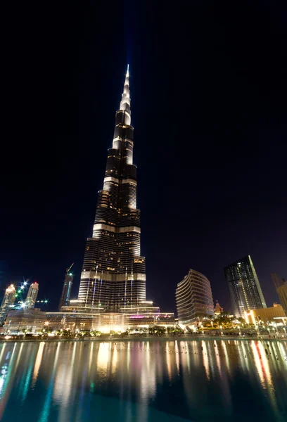 stock image Burj Khalifa, Dubai, night view