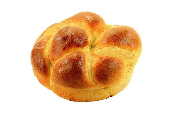 Tradycyjne dla ortodoksyjnych chrześcijan słodki chleb Wielkanoc. — Zdjęcie stockowe