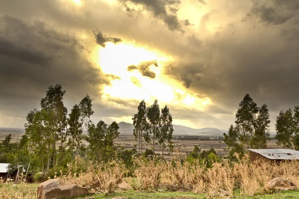 Paysage rural éthiopien — Photo