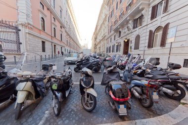 motosiklet üzerinde Roma strees