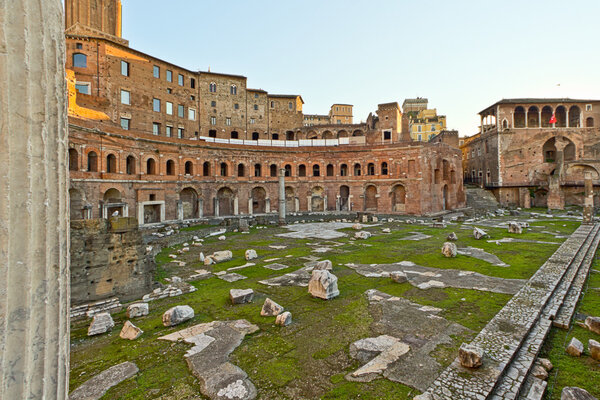 Antiguas ruinas de Roma — Foto de Stock