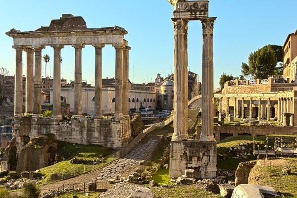 Ősi római romok고 대 로마 유적 — 스톡 사진