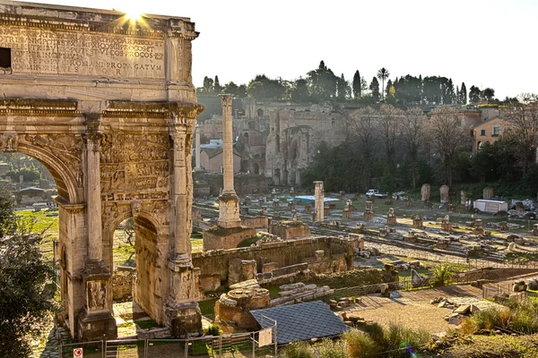Ruínas antigas de Roma — Fotografia de Stock