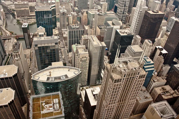 Chicago 'nun hava manzarası — Stok fotoğraf