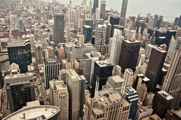 Veduta aerea di Chicago — Foto Stock