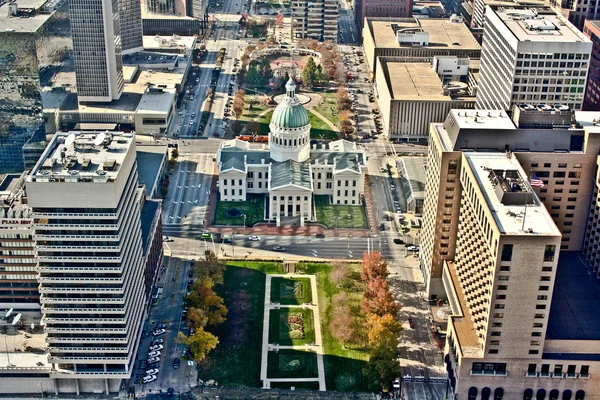 Vue aérienne de Saint-Louis — Photo