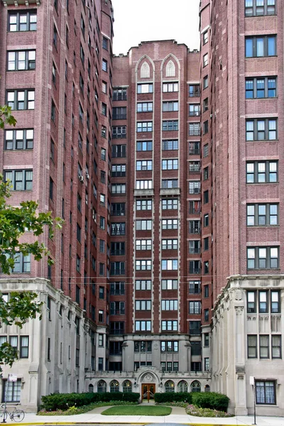 Edificio Apartamento Chicago — Foto de Stock