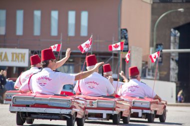 Kraliçe şehir eski geçit töreni