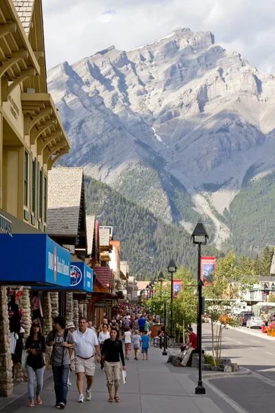 A cidade de Banff — Fotografia de Stock