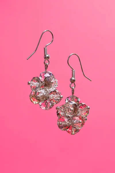 Shining earrings — Stock Photo, Image