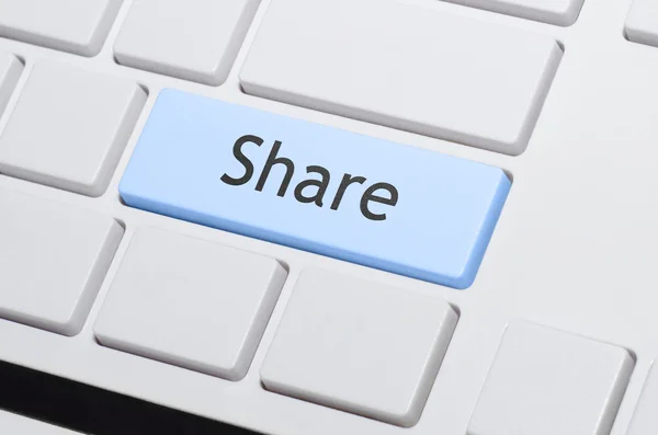 Share keyboard button — Stock Photo, Image
