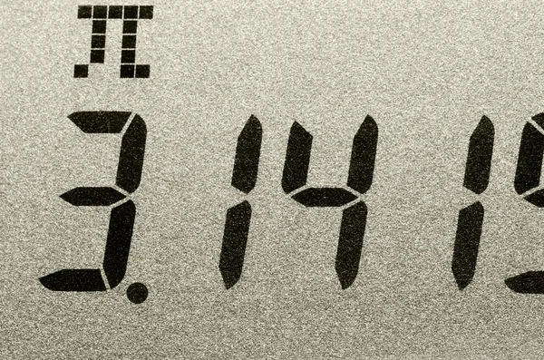Macro shot of Pi number — Stock Photo, Image