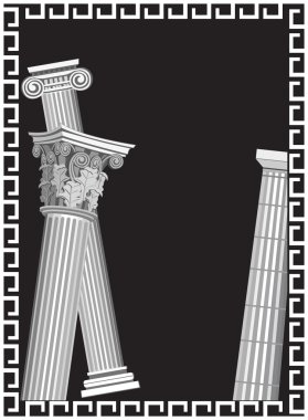 Antique Columns clipart