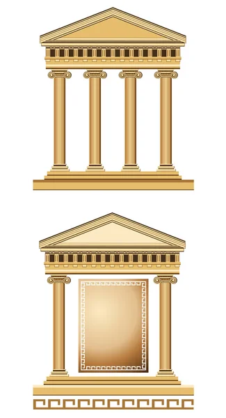 Tempio greco antico — Vettoriale Stock