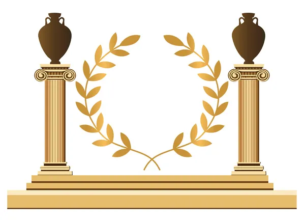 Antik Yunan sembolleri — Stok Vektör