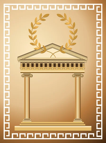 Fondo griego antiguo — Archivo Imágenes Vectoriales