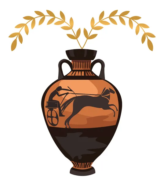Antické řecké váza — Stockový vektor