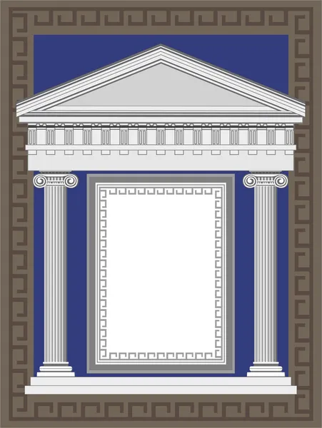 Templo grego antigo — Vetor de Stock