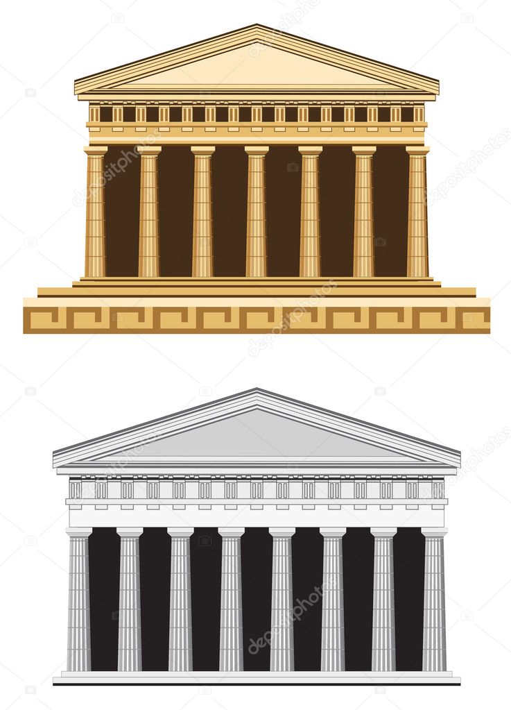 Antique Greek Temple