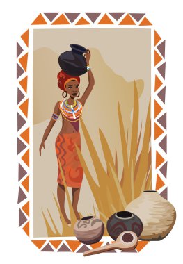 African Woman clipart