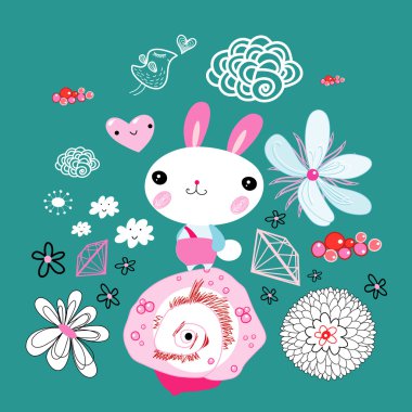 Little bunny clipart