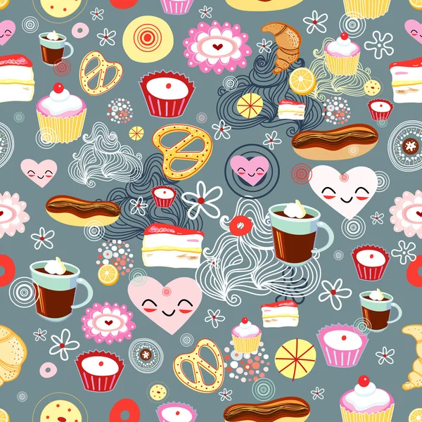 Texture of cakes — Stock Vector