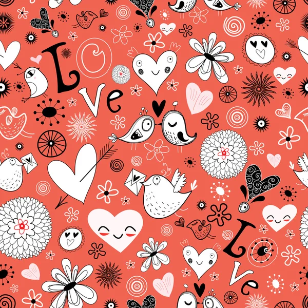 Texture to the Valentine's Day — Stock Vector