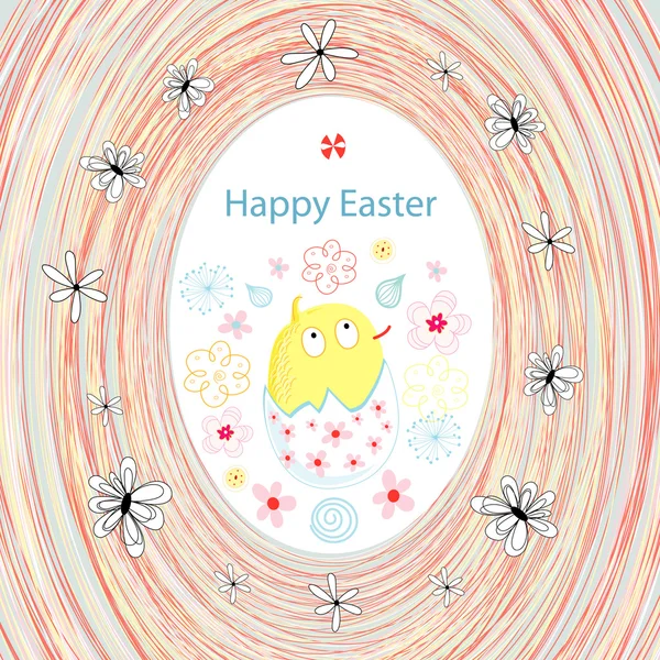 Postcard with Easter — Stock Vector
