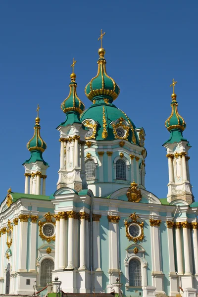 Андреевская православная церковь в Киеве — стоковое фото