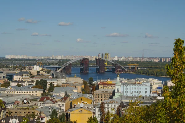 Most budowy, Kijów, Ukraina — Zdjęcie stockowe