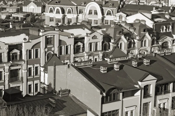 Παλιά Κίεβο μαύρο και άσπρο — Φωτογραφία Αρχείου