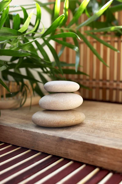 White rocks for massage — Stock Photo, Image