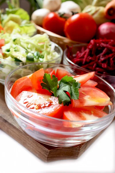 Tomatoes salad — Stock Photo, Image